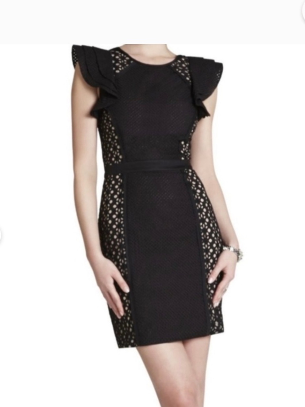 BCBG Desireae eyelet dress